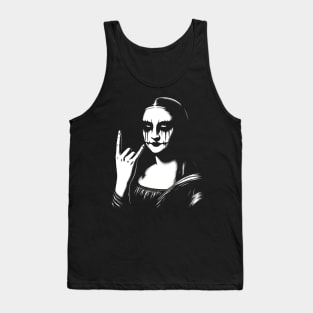 Blackened Mona Lisa Tank Top